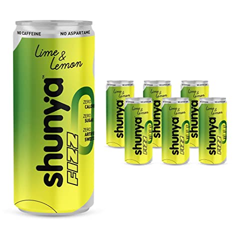 SHUNYA FIZZ LIME & LEMON (300ML) * [ pack of 12 Bottles]