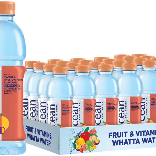 o'cean one8 active water - Peach (500ml) * [ pack of 12 Bottles]