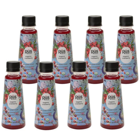 Rus Organic Cranberry Juice 200ml (pack of 8)
