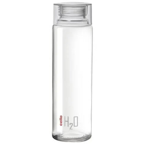 Cello H2O Glass Water Bottle, 920 ml